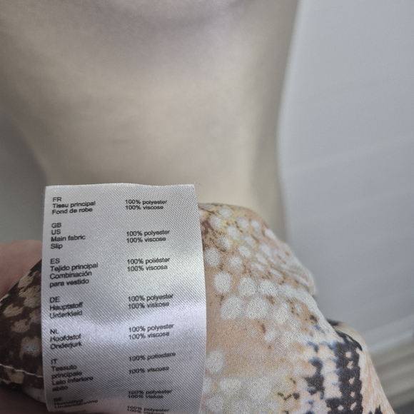 Maje Snake Print Sheer Mini Dress Size S (1) - Picture 11 of 14